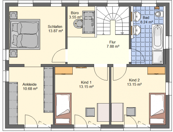 EFH Florenz Obergeschoss2