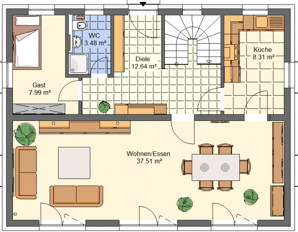 EFH Florenz Erdgeschoss2